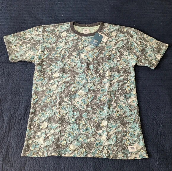 Vans ANAHEIM SPACE GALAXY T-SHIRT Men Cotton Premium thick 0124 NWT - Picture 1 of 11